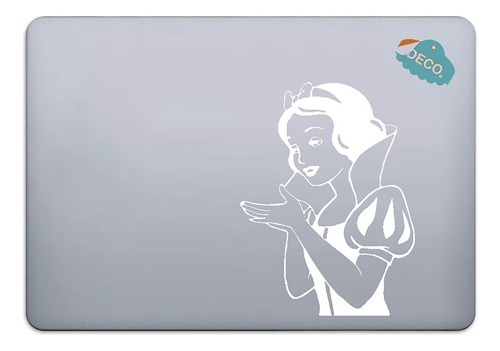 Stickers Para Laptop O Portatil Snow White Blancanieves Color Blanco