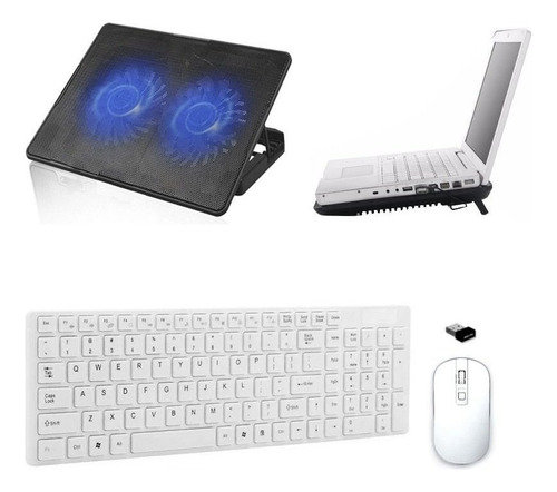 Tecld, Mou Suporte Cooler Duplo P/notebook Gigabyte Branco