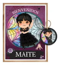 Comprar Kit Imprimible Merlina Addams Mod. 02 - Textos Editables