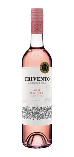 Vinho Argentino Rosé Seco Reserve Malbec Mendoza Trivento
