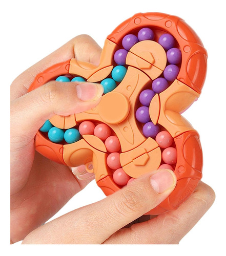 Cubo Mágico Decuentas Pequeñas Magic Bean Cubo Spinner Juego