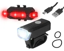 Comprar Luces Bicicleta Delantera Y Trasera Luz Led Recargables Usb