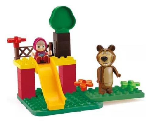 Masha E O Urso Blocos Parque Com Jardim - Monte Líbano