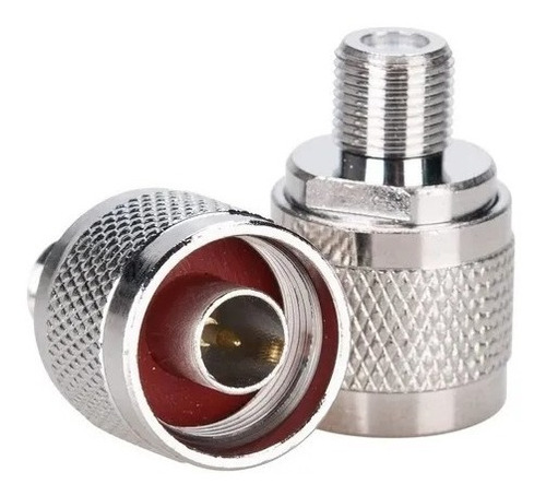 Adaptador Coaxial F Hembra A N Macho (2 Piezas)