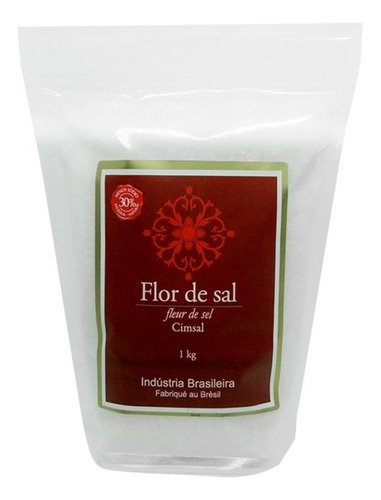 Flor De Sal Cimsal - 03 X 01kg - 100% Natural (03kg)