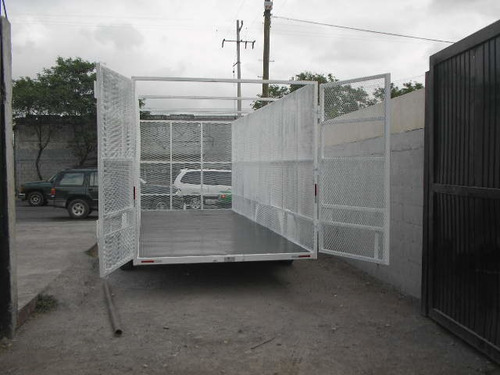 Remolque Jaula Reciclaje Malla Pet Carton Mex