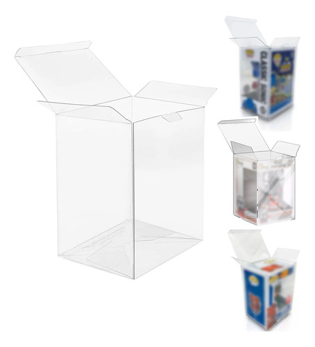 10 Protector Para Funko Pop Semirigido Cifra Caja Embalaje