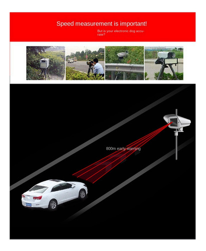 Radar De Coche, Velocímetro, Detector De Velocidad Móvil, Ve