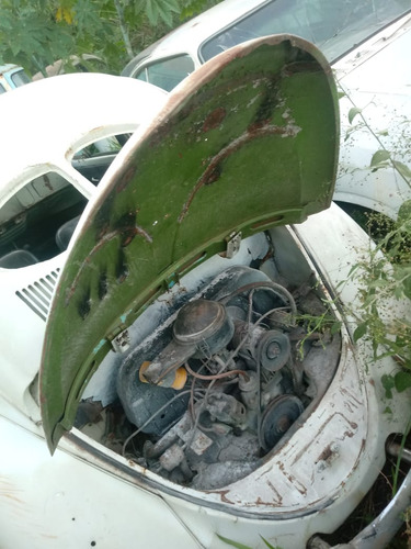 Volkswagen Fusca Split 61 Modelo 53 De Lata Nao Oval 2 Vidro