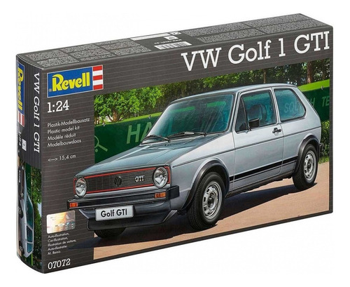 Coche de golf Revell 07072 Volkswagen 1 Gti 1/24 121 piezas