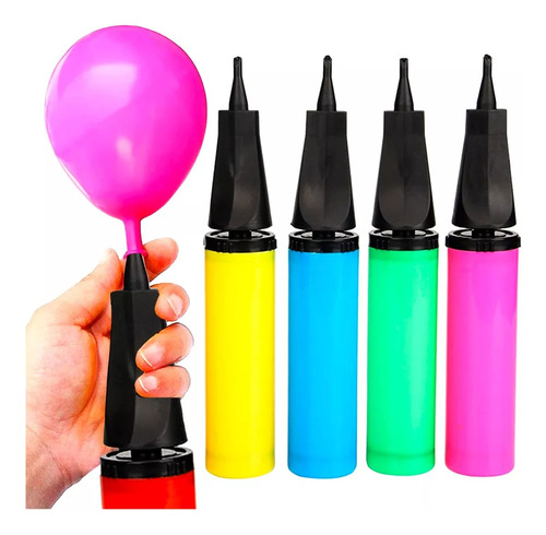 Inflador De Globos Manual Doble Efecto Premium  Cotillon