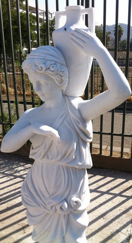Escultura En Mármol - Mujer Del Cántaro