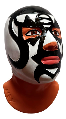 Mini Busto Máscara Año 2000 - 1 Pieza - Lucha Libre Mexicana