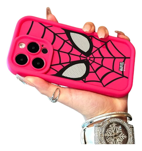 Funda Para iPhone Pro Plus Max Carcasa De Spiderman Araña