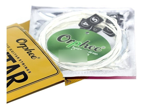 Imagen 2 de 2 de Cuerdas Guitarra Clasica Orphees Normal Tension Nx36