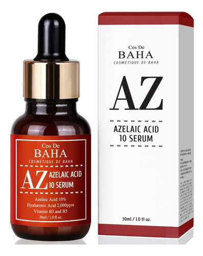 Sérum Facial Cos De Baha Ácido Azelaico 10% Con Niacinamida