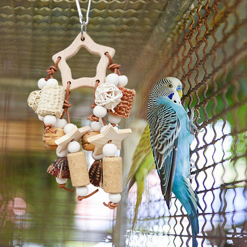 Juguete Para Masticar Pájaros, Cuerda Colgante, Juguete