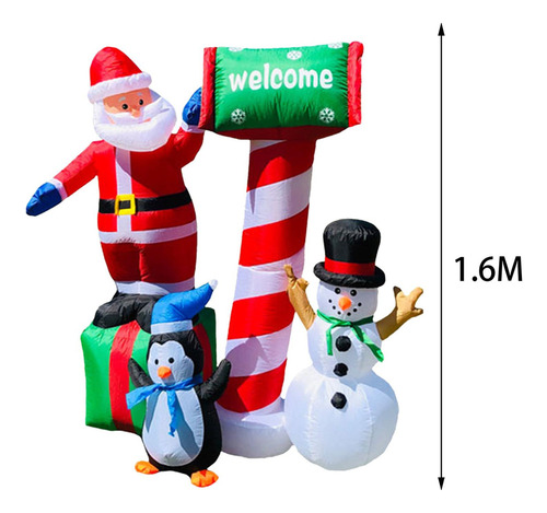 Inflables Navideños Led Festivos Para Decoraciones Estilo E