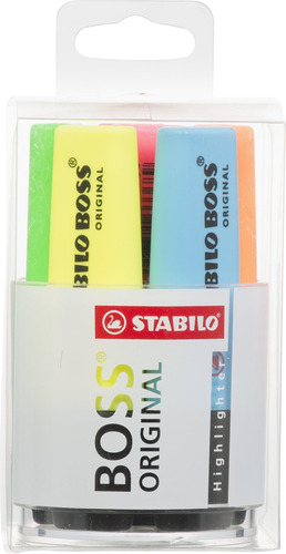 Stabilo Boss Original Resaltadores Redondos Caja 6 Amarillo