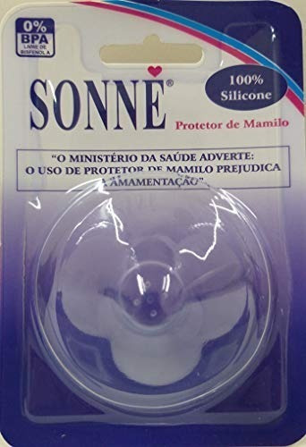 Protetor De Seios Bico Silicone Amamentação Bebê Sonne Tamanho Universal