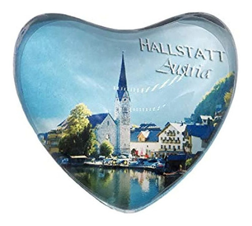 Imán De Cristal Para Nevera En 3d, Hallstatt Austria