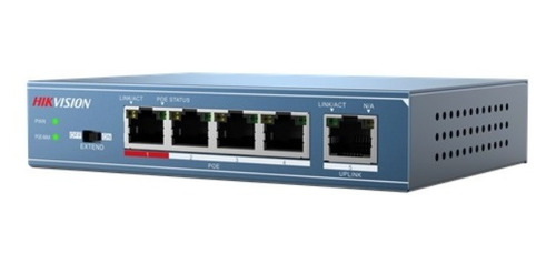 Switch Hikvision 4 Puertos 10/100 Mb/s Poe Ds-3e0105p-e