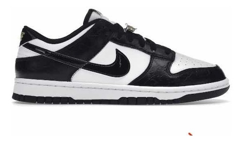 Dunk Low Black White Word Champs