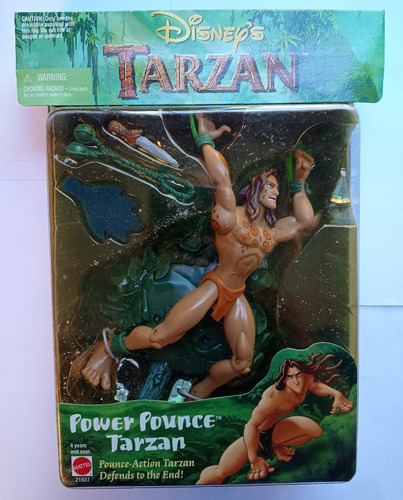 Figura Power Pounce Tarzan 1999 Mattel Disney