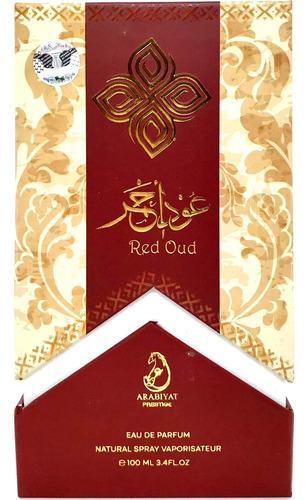 Edp 3.4 Onzas Red Oud Por Arabiyat Prestige Unisex En Spray
