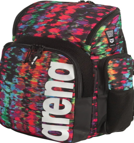 Mochila Arena Spiky Iii Backpack 35l Allover Tie Dye Color Multicolor Diseño De La Tela Floreado