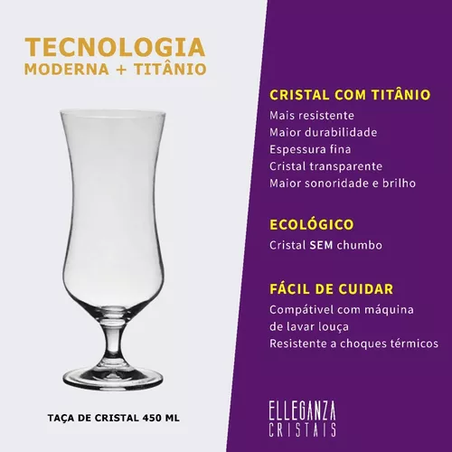 Copas Vino Cristal Bohemia Original Setx6 Forum 450ml