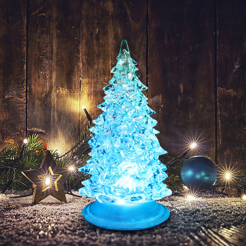 Decoración Navideña Con Luz Nocturna Led Colorida Para Árbol