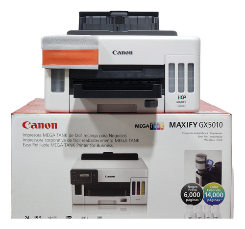 Impresora Canon Maxify Gx5010 Tinta Continua Duplex Wifi Red