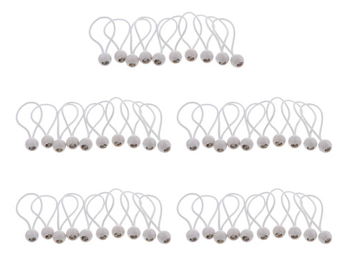 50 Pcs 16cm Resistentes Pelotas Cuerda Elástica Correas