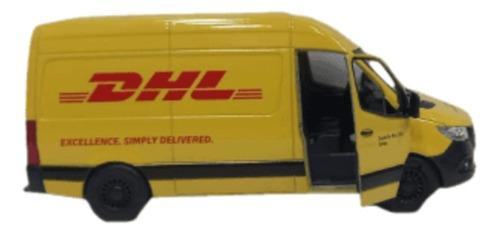 Carro Van Camioneta Dhl Mercedes-benz Sprinter Kinsmart