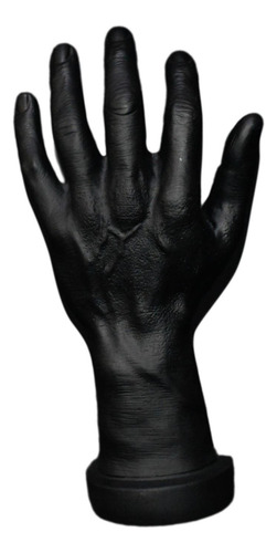 Modelo De Mano Masculina Halloween Fake Negro Mano Izquierda