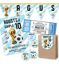 Comprar Kit Imprimible Argentina Campeón Mundial + Útiles Escolares