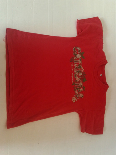 Remera Roja Cataratas Misiones Talle 16