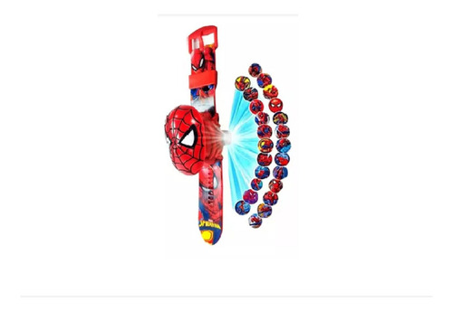 Reloj Proyector Infantil 24 Imagenes Personajes Spiderman