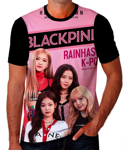 Camiseta Camisa Black Pink Jisoo,jennie,rosé,lisa Kpop 02