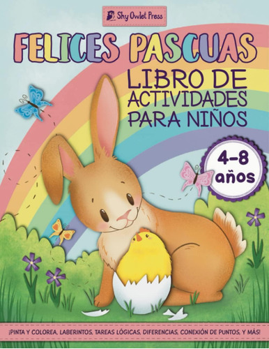 Libro: Libro De Actividades De Felices Pascuas Para Niños De