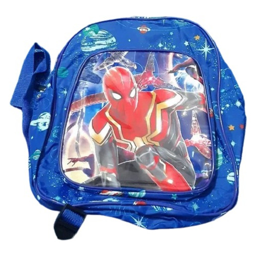 Mochila Infantil Espalda Personaje Spiderman Jardin Diseño