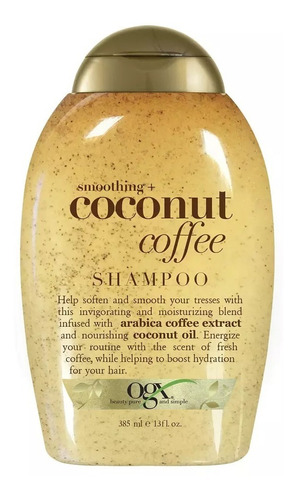 Ogx Shampoo Smoothing + Coconut Coffee 385ml