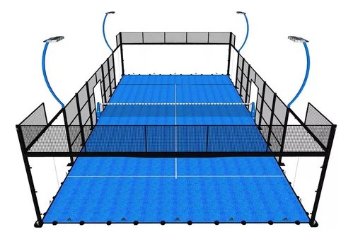 Pista Profesional De Pádel Panorámica