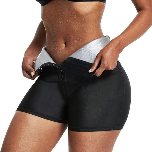 Pantalones Cortos Con Cinta Cura Fitness Para Quemar Grasa C