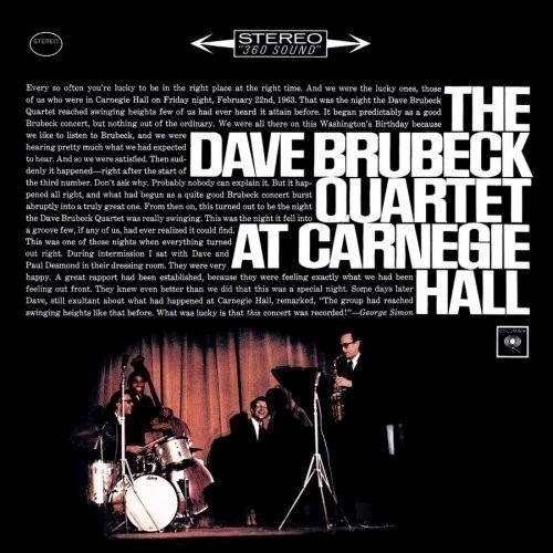 Brubeck Dave/at Carnagie Hall -  (cd)