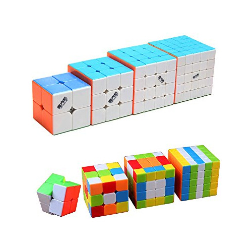 Ixun Speed ??magic Cube Set Stickerless Puzzle Cube Paquete 