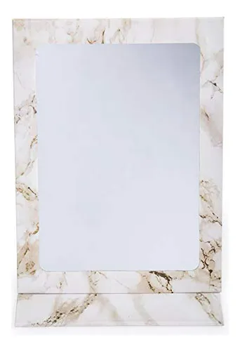 Espejo De Mesa Plegable Bodico De Mármol Pulgadas