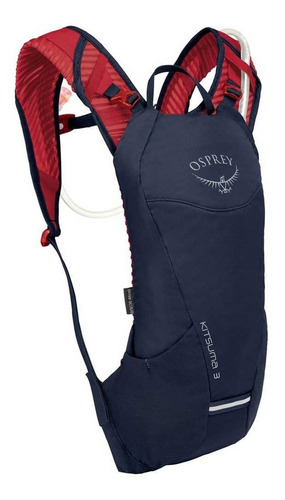 Mochila De Hidratação  Reservatório Kitsuma 3 Litros Osprey Cor Azul Desenho do tecido Liso