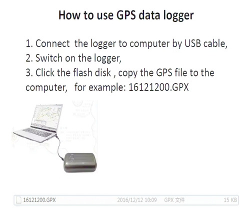 Registrador De Datos Gps, Rastreador Gps Impermeable Para C